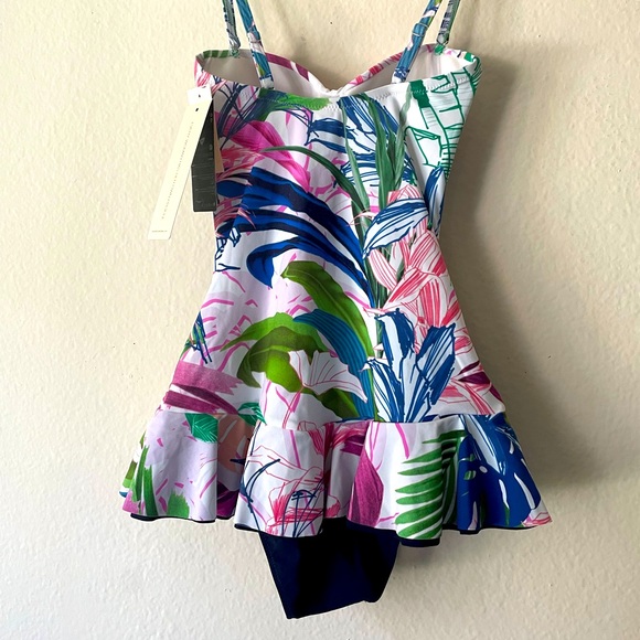 GOTTEX One piece Tropicana Bandeau Swimdress - Picture 8 of 11